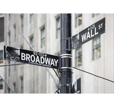 Fototapeta droga na Broadway - TenStickers