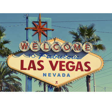 Fototapeta do salonu witamy w Las Vegas - TenStickers