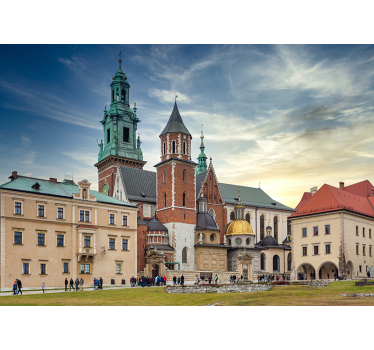 Fototapeta miasto krakowska linia horyzontu - TenStickers