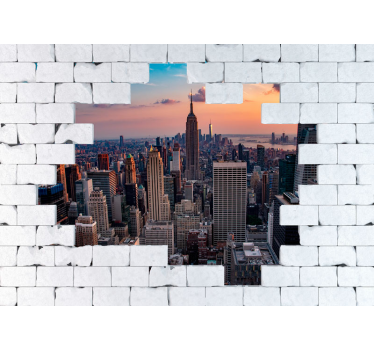 Kamienny fototapeta z nowym jorkiem tapeta z nowym jorkiem - TenStickers