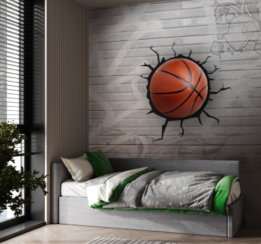 Fototapeta 3D Graffiti koszykówki - TenStickers
