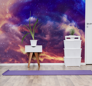 Fototapeta 3D kosmiczna noc - TenStickers