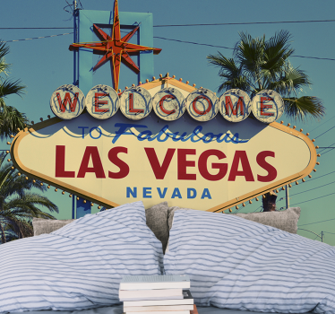 Fototapeta do salonu witamy w Las Vegas - TenStickers