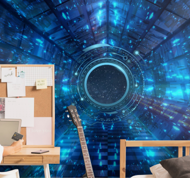 Fototapeta kosmos 3d kosmiczny portal - TenStickers