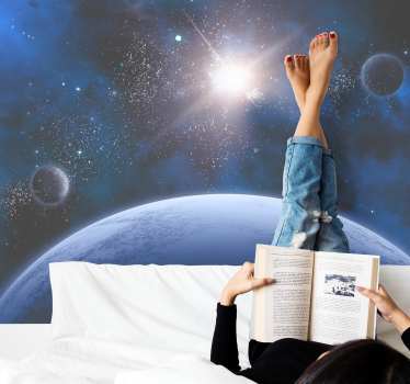 Fototapeta kosmos kosmiczne doświadczenie czytelnicze - TenStickers