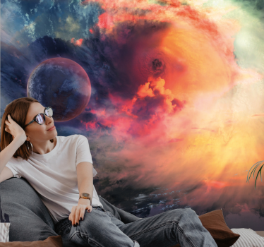 Fototapeta kosmos mgławica wirująca w kosmosie - TenStickers