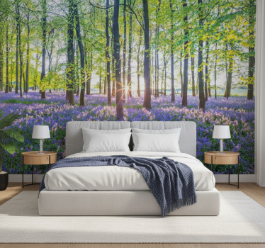 Fototapeta las w nowoczesnym stylu inspirowanym naturą - TenStickers