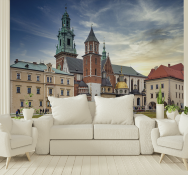 Fototapeta miasto krakowska linia horyzontu - TenStickers