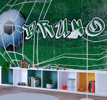 Fototapeta do pokoju młodzieżowego bramka grafitti z imieniem - TenStickers