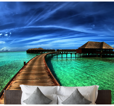 Fototapeta natura scena tropikalnego oceanu - TenStickers