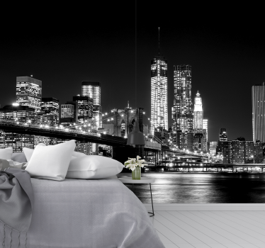  Fototapeta Nowy Jork rzeka East River - TenStickers