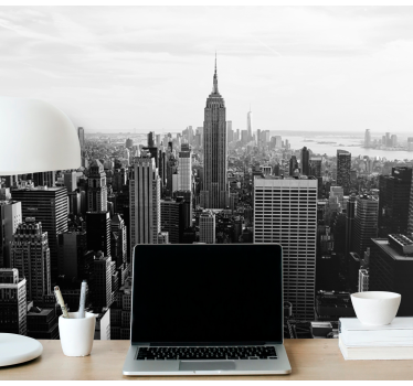 Fototapeta Nowy Jork widok na empire state building - TenStickers