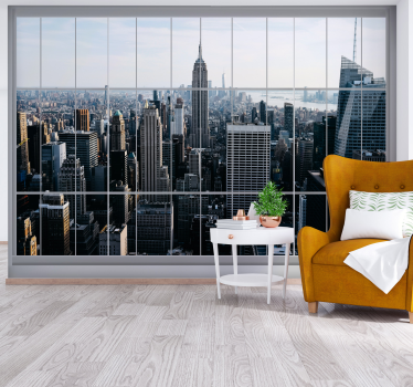 Fototapeta nowy jork z perspektywy empire state - TenStickers
