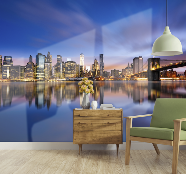 Fototapeta panoramiczne zdjęcie Nowego Jorku - TenStickers