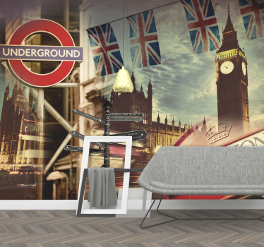 Fototapeta Symbole Londynu - TenStickers