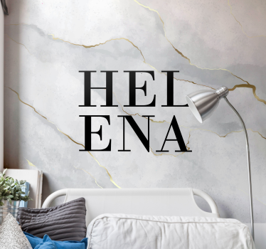 Fototapeta tekstury i wzory z personalizowanym napisem - TenStickers