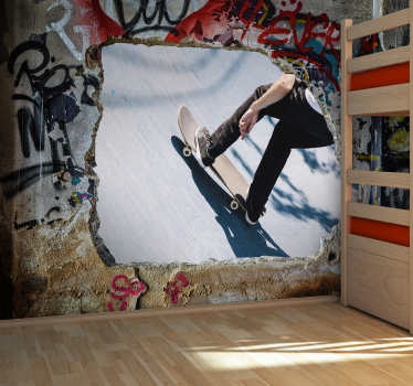 Fototapeta własny projekt graffiti miejska - TenStickers