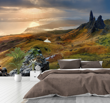 Fototapeta z krajobrazem Isle of Skye - TenStickers