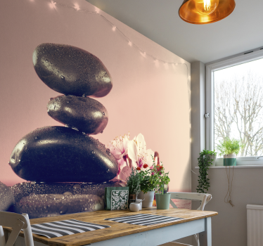Kamienie w równowadze zen fototapeta - TenStickers