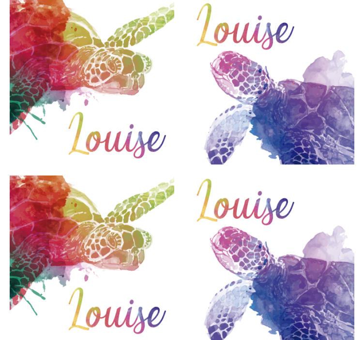 Spersonalizowana podkładka pod kubek z imieniem - TenStickers