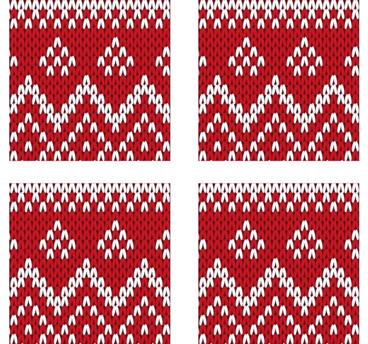 Podkładki pod kubek na święta Typowy wzór - TenStickers