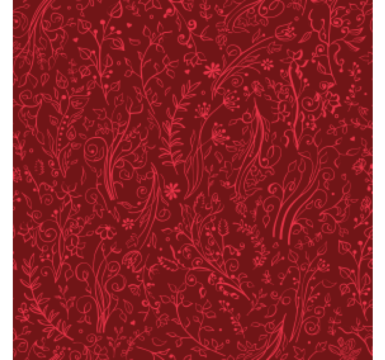 Podkładka pod kubek z wzorami tło z kwiatowym wzorem - TenStickers