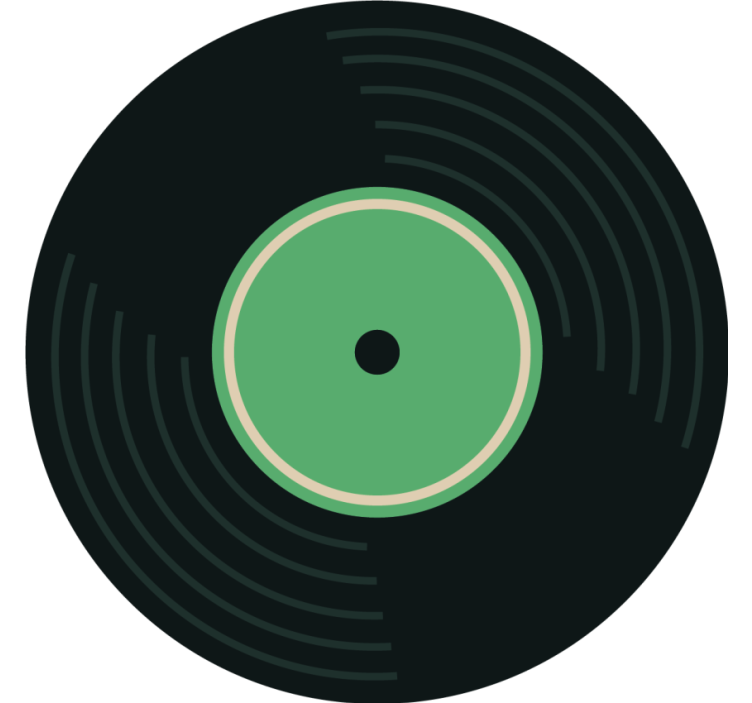 Vintage podstawki pod kubek płyta winylowa - TenStickers