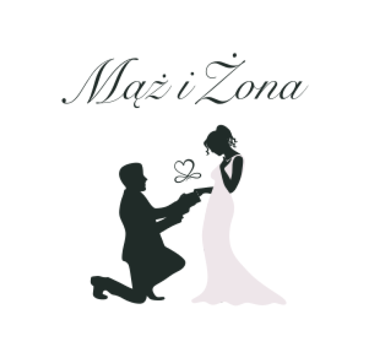 Podstawka Mężczyzna na kolanie z imionami - TenStickers