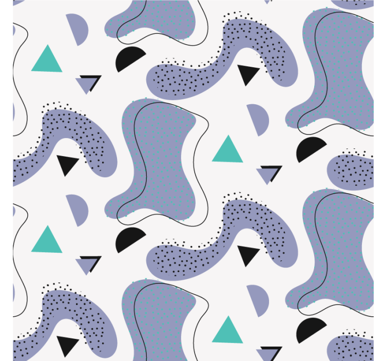 Vintage podstawka pod kubek Model koloru memphis - TenStickers