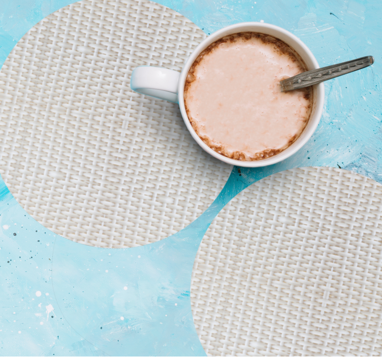 Podkładka pod kubek z wzorami maty teksturowane - TenStickers