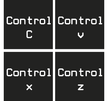 Podkładki pod kubek geek Control c + control v - TenStickers