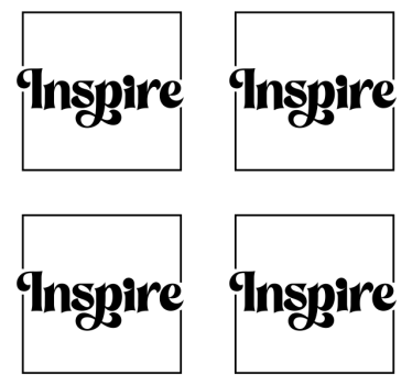 Podkładka pod kubek z tekstem typografia inspirująca - TenStickers