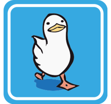 Nowoczesne podstawki pod kubki Stylowa chodząca kaczka - TenStickers