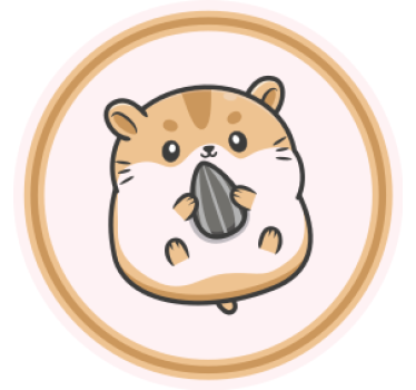 Nowoczesne podstawki pod kubki śliczna kreskówka chomika - TenStickers