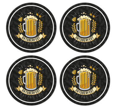 Podstawki pod piwo Festiwal piwa oktoberfest - TenStickers