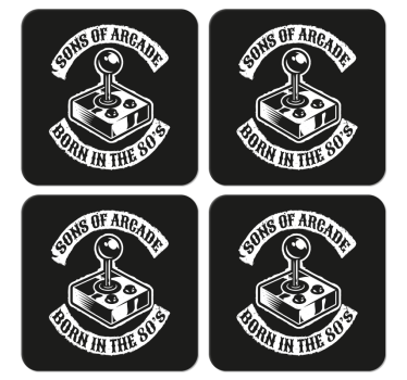 Podstawka pod kubki cytaty Synowie lat 80-tych - TenStickers