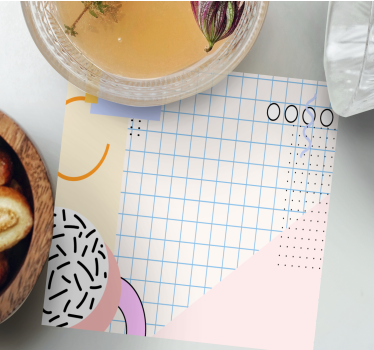 Nowoczesna podkładka pod kubek z geometrycznym wzorem - TenStickers