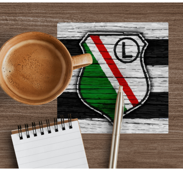 Nowoczesne podkładki pod kubki Legia polska piłka nożna - TenStickers
