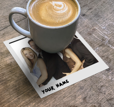 Podkładki pod kubek z własnym nadrukiem polaroid - TenStickers