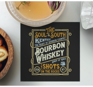 Podstawki pod piwo Starzona whisky - TenStickers