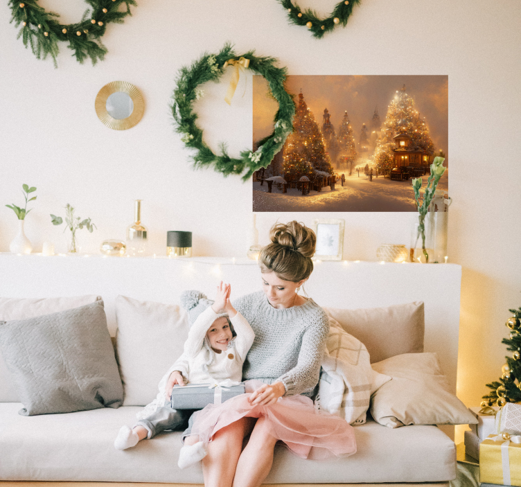 Naklejka z zimowej krainy czarów - TenStickers