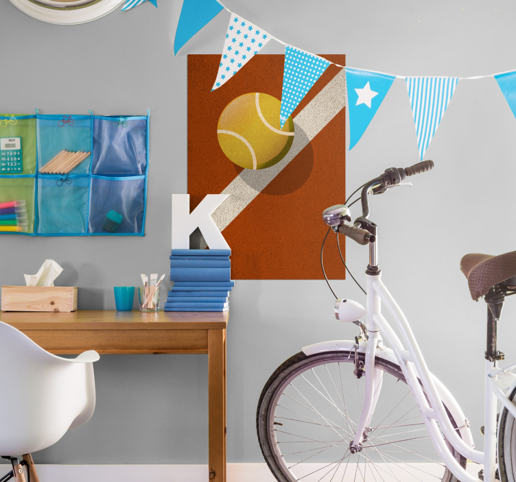 Plakat projekt piłki tenisowej - TenStickers