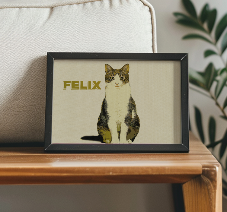 Plakat inne zwierzęta spersonalizowana ilustracja półtonów - TenStickers