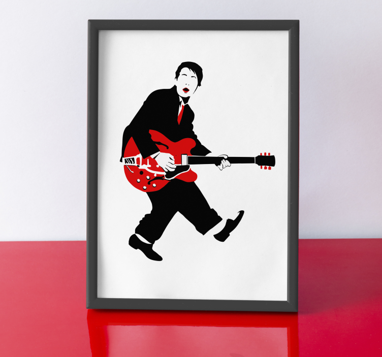 plakat muzyczny z powrotem do 1955 roku - TenStickers