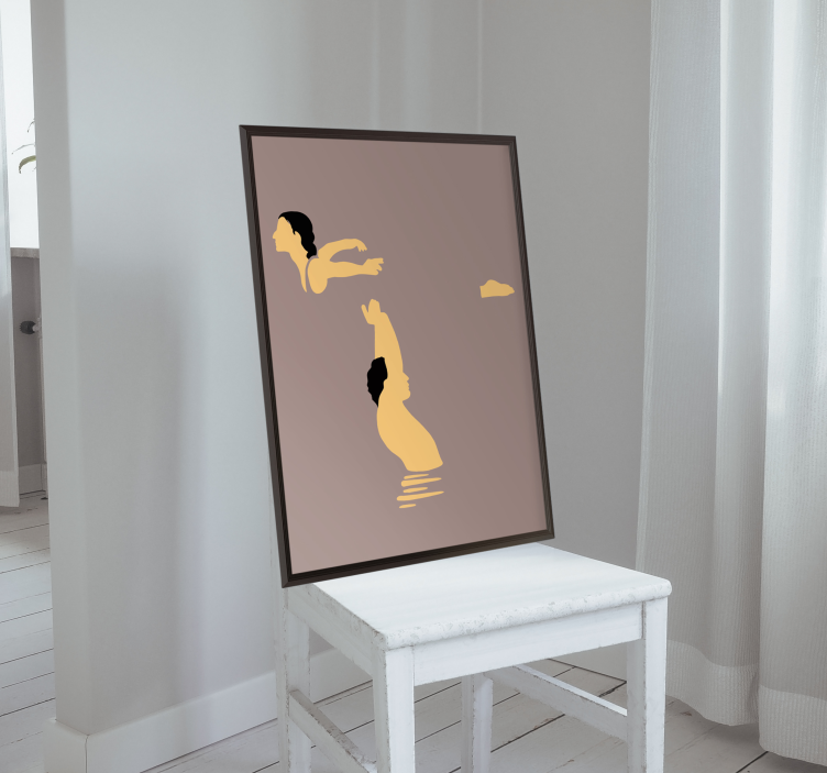 Dekoracje ścienne johnny i dziecko - TenStickers