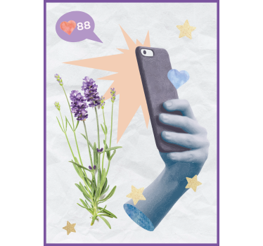 Druk plakatu cyfrowego życia - TenStickers