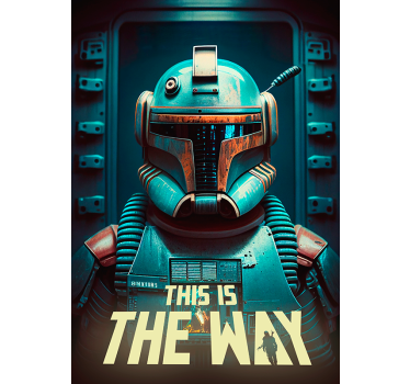 Plakat filmowy łowca nagród z lat 80. Na ścianę - TenStickers