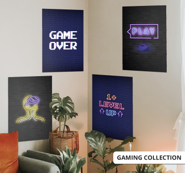 Plakat dla nastolatka koniec gry - TenStickers