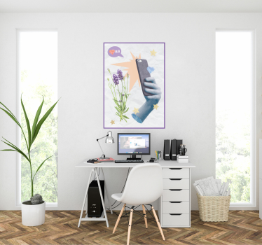 Druk plakatu cyfrowego życia - TenStickers