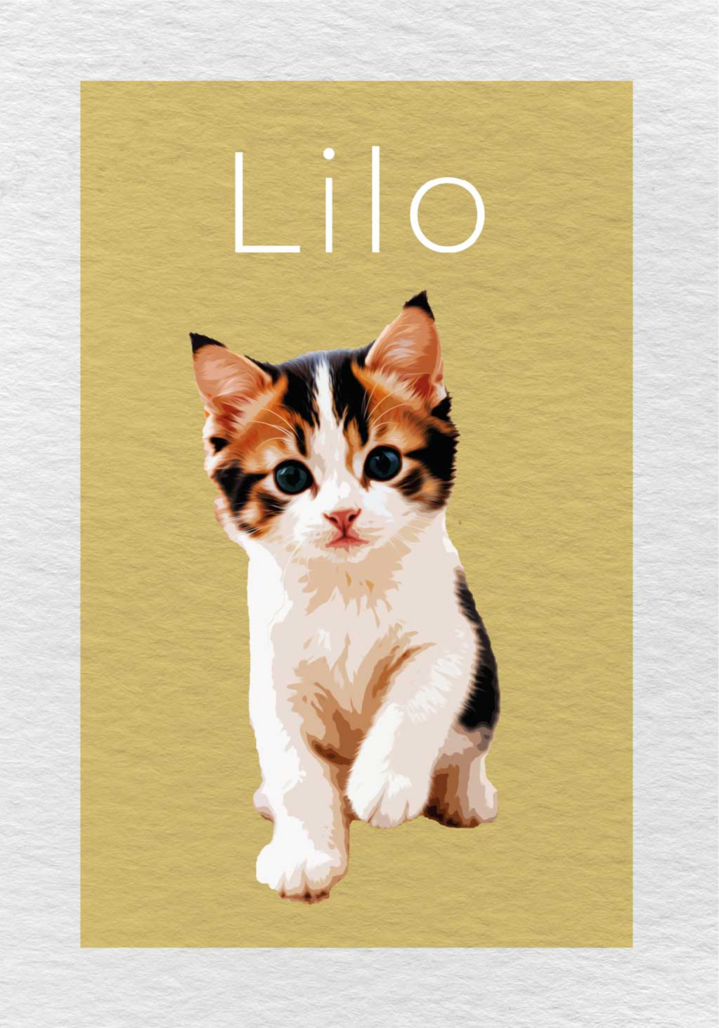 Plakat inne zwierzęta spersonalizowany efekt rysowania - TenStickers